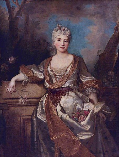 Nicolas de Largilliere Jeanne-Henriette de Fourcy, Marquise de Puysegur china oil painting image